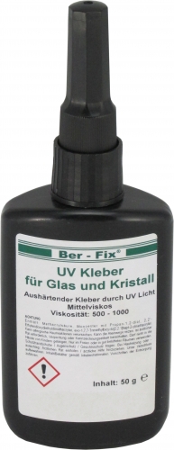 Ber-Fix UV-Kleber - Inhalt: 50 Gramm - Viskositt: mittelviskos
