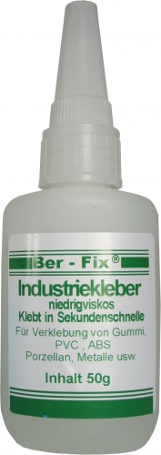 Ber-Fix Industriekleber - Inhalt: 50 Gramm - Viskositt: niederviskos